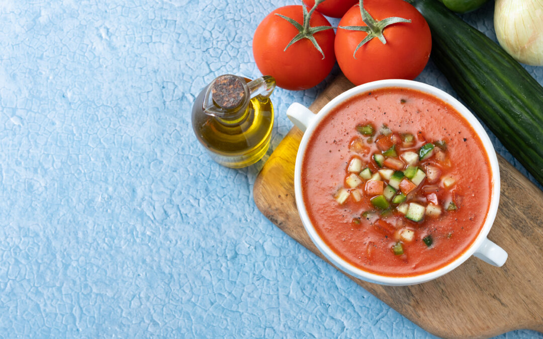Gazpacho saludable: cuida tu microbiota y tus hormonas