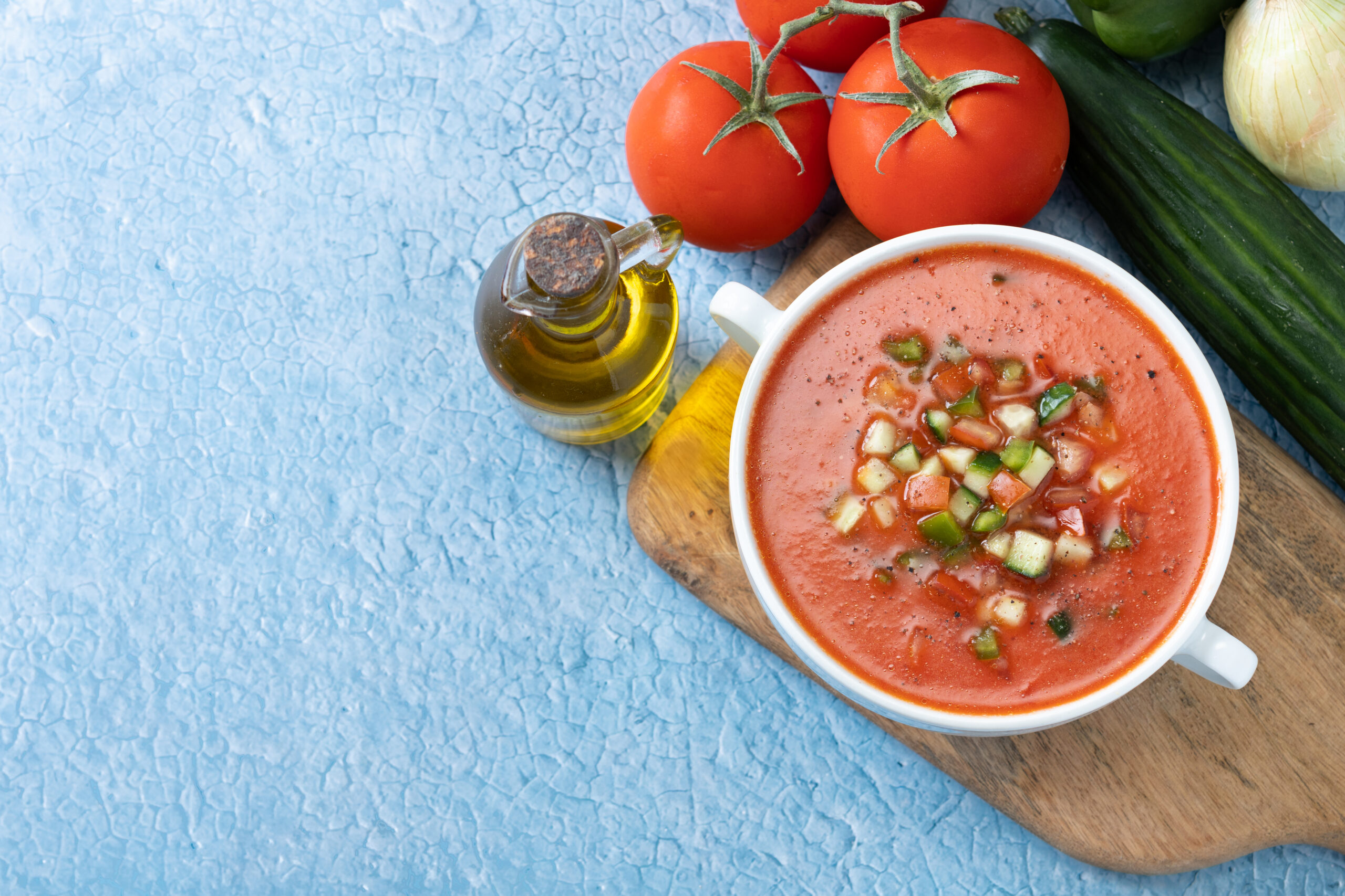 Gazpacho saludable: cuida tu microbiota y tus hormonas